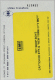 New York City Boy - V??: 1999 UK (EMI International; n/a) [video tape; ''captioned epk & nycboy'']
